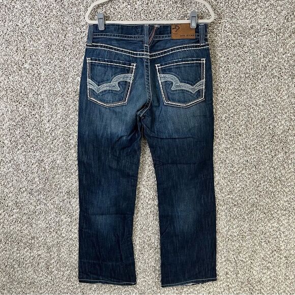 Big Star Jeans Men’s 33S Pioneer Thick Stitch Boot Denim Blue - Picture 1 of 9